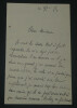 Georges PERROT, Arch&eacute;ologue - LETTRE AUTOGRAPHE SIGN&Eacute;E, 1875. Georges PERROT