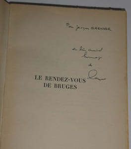 Le Rendez-vous de Bruges - avec envoi signé