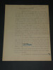 Pierre MAC ORLAN, &eacute;crivain - TAPUSCRITS sign&eacute; annot&eacute;s, 10 pages, 25 juin 1942. Pierre MAC ORLAN