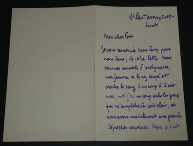 Camille MAUCLAIR - LETTRE AUTOGRAPHE SIGNÉE à Paul FORT