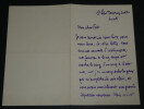 Camille MAUCLAIR - LETTRE AUTOGRAPHE SIGN&Eacute;E &agrave; Paul FORT. Camille MAUCLAIR