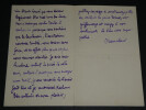 Camille MAUCLAIR - LETTRE AUTOGRAPHE SIGN&Eacute;E &agrave; Paul FORT. Camille MAUCLAIR