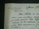 FOLEY Charles - LETTRE AUTOGRAPHE SIGNEE, PARIS 1935. Charles Fole&yuml;