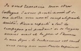 Duc d'Audiffret-Pasquier - Carte autographe sign&eacute;e de remerciements suite d&eacute;c&egrave;s. Duc d'Audiffret-Pasquier