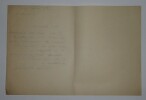 SIMON Lucien - LETTRE AUTOGRAPHE SIGN&Eacute;E, MAI 1911. Lucien Simon