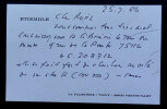 Ren&eacute; &Eacute;TIEMBLE - LETTRE AUTOGRAPHE SIGN&Eacute;E &Agrave; Arnold ROSIN, 1986. Ren&eacute; &Eacute;tiemble