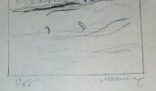 LUCIEN MAINSSIEUX LITHOGRAPHIE NUMEROTEE SIGNEE GRENOBLE (III) ENVIRON 1927. Lucien MAINSSIEUX