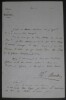 ANCELOT Virginie - LETTRE AUTOGRAPHE SIGNEE - PARIS, TH&Eacute;&Acirc;TRE DE VAUDEVILLE. Virginie Ancelot