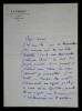 BAILLY L&eacute;on - LETTRE AUTOGRAPHE SIGN&Eacute;E &Agrave; Louis ARTUS. L&eacute;on Bailly
