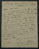 Firmin ROZ, Enseignant - LETTRE AUTOGRAPHE SIGN&Eacute;E A Alexis REDIER, F&eacute;camp, 1922. Firmin ROZ