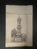 Dessin original sign&eacute; - Fontaine du ch&acirc;teau de Sauveboeuf (Dordogne) - Fin XVIe si&egrave;cle. Louis Henri Laffill&eacute;e