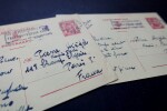 Raymond ASSO - DEUX CP autographes sign&eacute;e &Agrave; Pierre HIEGEL, DEPUIS BRUXELLES 1943. Raymond Asso
