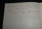 Jules SIMON, Homme Politique - LETTRE AUTOGRAPHE SIGN&Eacute;E, 2 pages. Jules SIMON