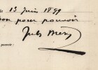 Pouvoir sign&eacute; par Jules M&eacute;ry – Collection coh&eacute;rente 24 auteurs & musiciens. Jules M&eacute;ry