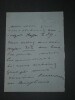 Christine BLAZE - Lettre autographe sign&eacute;e avec enveloppe &agrave; Madame MACHARD - 24 f&eacute;vrier [1804]. Christine Blaze
