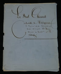 Lithographie XIXe Grand Bal Chicart Périgourdin - A. Lecombe Dupont & A. Kintzel