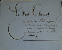 Lithographie XIXe Grand Bal Chicart Périgourdin - A. Lecombe Dupont & A. Kintzel