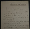 Xavier ROUX - LETTRE AUTOGRAPHE SIGN&Eacute;E. Xavier ROUX