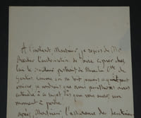 Comtesse Agathe Pauline Caylac de Ceylan de Bradi - LETTRE AUTOGRAPHE SIGNÉE