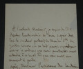 Comtesse Agathe Pauline Caylac de Ceylan de Bradi - LETTRE AUTOGRAPHE SIGN&Eacute;E. Agathe Pauline Caylac de Ceylan de Bradi