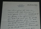 Jules Bois - Lettre autographe sign&eacute;e &agrave; Armand Godoy - Foch - 1929. Jules Bois