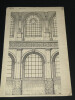 Une trav&eacute;e de l'&eacute;glise Saint-Roch &agrave; Paris - Dessin original sign&eacute;. Louis Henri Laffill&eacute;e