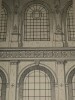 Une trav&eacute;e de l'&eacute;glise Saint-Roch &agrave; Paris - Dessin original sign&eacute;. Louis Henri Laffill&eacute;e