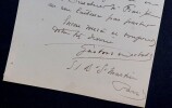 Gaston DUBOSC, Acteur - LETTRE AUTOGRAPHE SIGN&Eacute;E, 1900. Gaston DUBOSC
