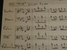 Fernand Masson - Partition manuscrite sign&eacute;e intitul&eacute;e "Rigaudon" - 1911. Fernand Masson