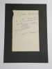Roland DORGELES - ENVOI AUTOGRAPHE SUR PAGE DE TITRE DE SON LIVRE "BLEU HORIZON". Roland DORGELES