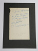 Roland DORGELES - ENVOI AUTOGRAPHE SUR PAGE DE TITRE DE SON LIVRE "BLEU HORIZON". Roland DORGELES