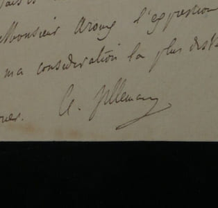 Abel VILLEMAIN Lettre Autographe signée - Université de France "Psychologie"