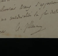 Abel VILLEMAIN Lettre Autographe signée - Université de France "Psychologie"