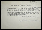 INA SEIDEL CARTE POSTALE TAPUSCRITE SIGNEE DATEE DU 16 OCTOBRE 1931. Ina Seidel