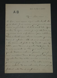Adolphe BELOT - BELLE ET LONGUE LETTRE AUTOGRAPHE SIGNÉE - 4 pages