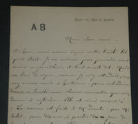 Adolphe BELOT - BELLE ET LONGUE LETTRE AUTOGRAPHE SIGNÉE - 4 pages