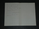 Elisa de LAMARTINE - LETTRE AUTOGRAPHE SIGN&Eacute;E, 2 pages. Elisa de LAMARTINE