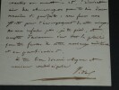 Paul VIDAL, Lettre autographe sign&eacute;e du conservatoire de musique et d&eacute;clamation.. Paul Vidal