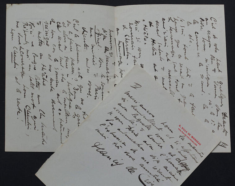 Francis DE CROISSET - LETTRE AUTOGRAPHE SIGN&Eacute;E DE 5 PAGES. Francis DE CROISSET