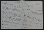 Francis DE CROISSET - LETTRE AUTOGRAPHE SIGN&Eacute;E DE 5 PAGES. Francis DE CROISSET