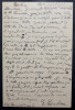 Edmund LANDAU - CARTE POSTALE AUTOGRAPHE SIGN&Eacute;E A C.A. LAISANT, BERLIN, 1907. Edmund LANDAU