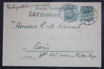 Edmund LANDAU - CARTE POSTALE AUTOGRAPHE SIGN&Eacute;E A C.A. LAISANT, BERLIN, 1907. Edmund LANDAU