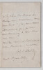 Duc Paul de Noailles - Lettre autographe sign&eacute;e &agrave; Mr Feuillet de Conches - 1847. Duc Paul de Noailles