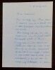 Gaston DUBOSC, Acteur - LETTRE AUTOGRAPHE SIGN&Eacute;E, 1930. Gaston DUBOSC