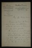 PICARD Alfred LETTRE AUTOGRAPHE SIGN&Eacute;E, MINIST&Egrave;RE COMMERCE INDUSTRIE, PARIS 1899. Alfred Picard