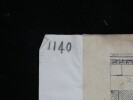 Dessin original sign&eacute; - Portail g&acirc;bl&eacute; de l'&eacute;glise de Ducy (Calvados) - Encre vers 1930. Louis Henri Laffill&eacute;e