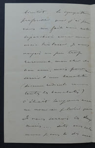 Ernest COQUELIN dit COQUELIN CADET - LETTRE AUTOGRAPHE SIGNÉE DE 4 PAGES