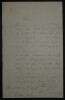 Alexandre-Edouard Goria - Lettre autographe sign&eacute;e [&agrave; Mme Coche] - 1850. Alexandre-Edouard Goria
