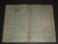 Très rare Connaissement Maritime 1915, Bordeaux à Wiborg en Finlande Estampille