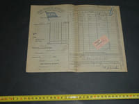 Très rare Connaissement Maritime 1915, Bordeaux à Wiborg en Finlande Estampille
